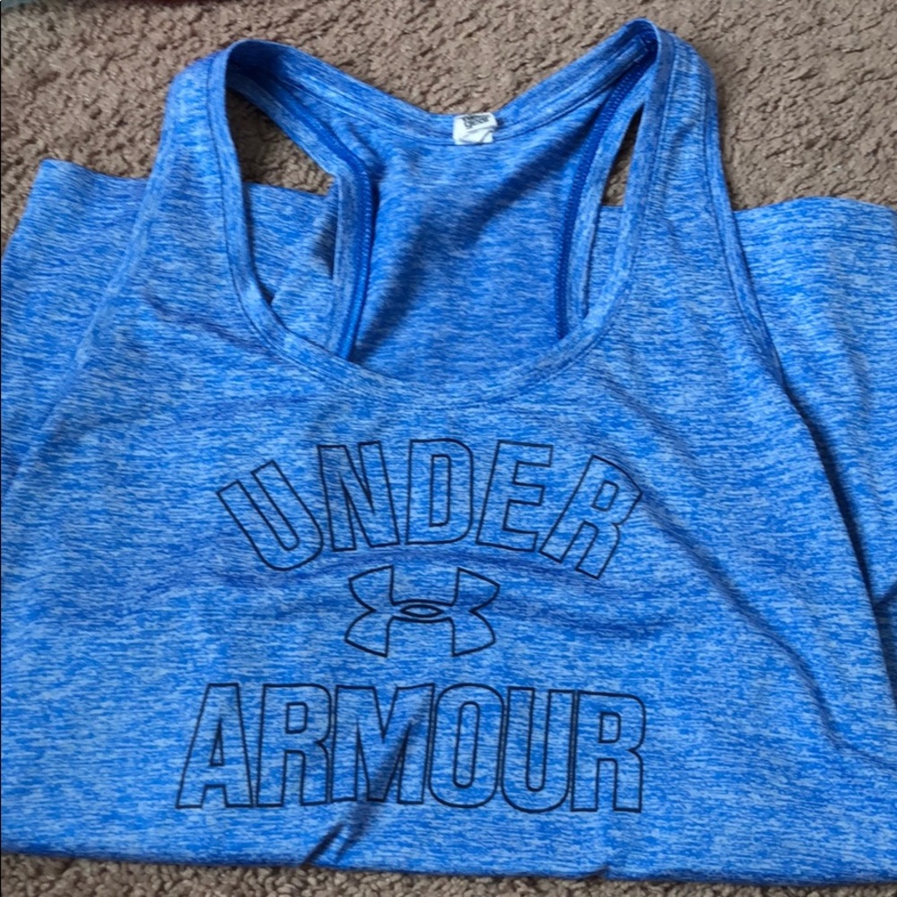 Blue workout top Nike